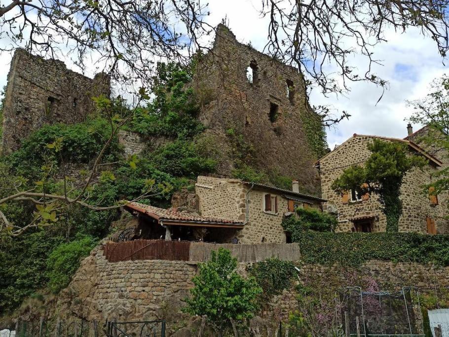 Gite Le Rocher Du Chateau De Retourtour Ламастр Екстериор снимка